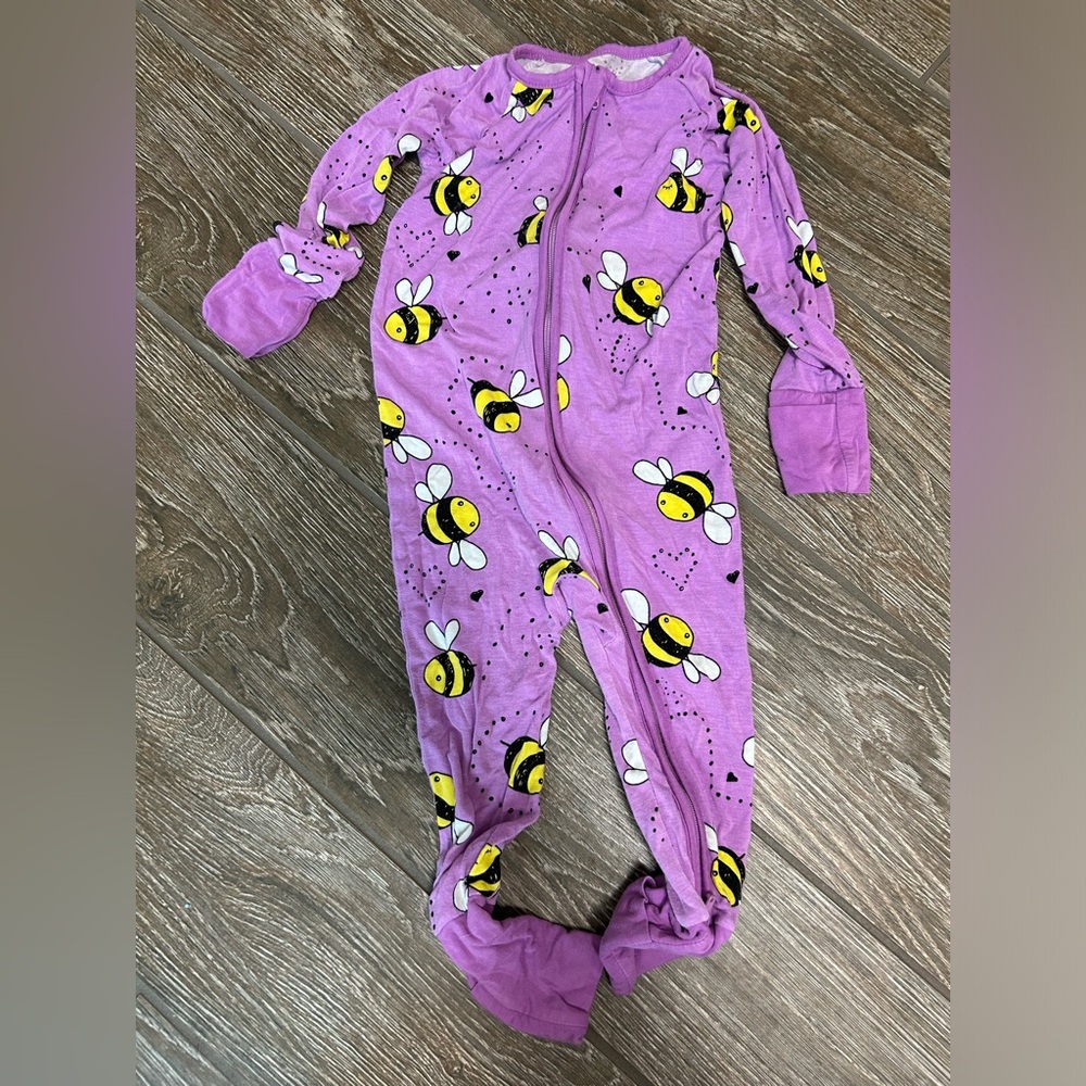 Little Sleepies - Purple Bees (12-18 months)